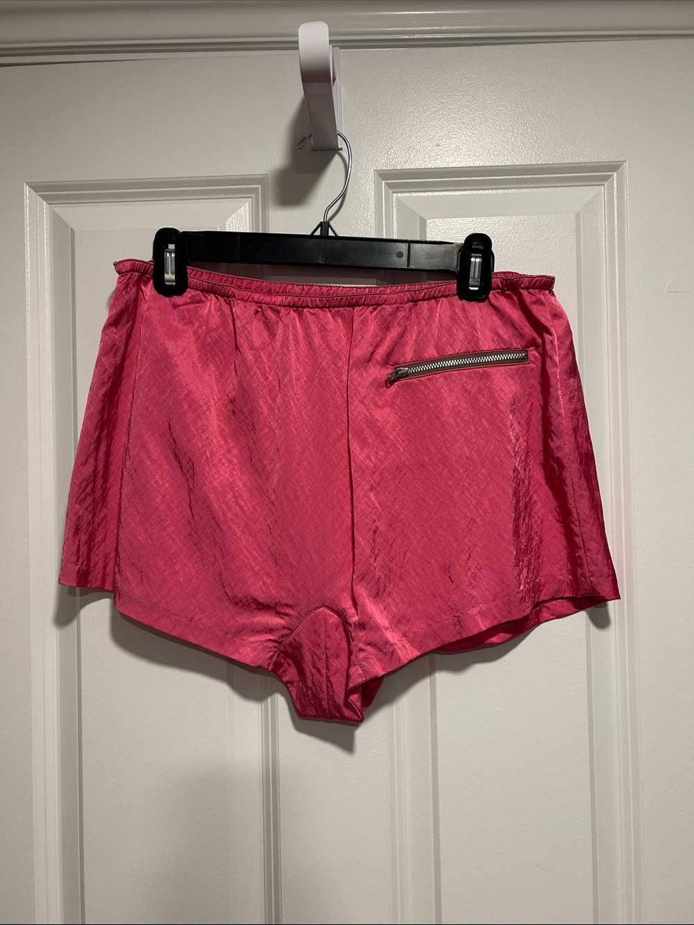 Acne studios hot pink shorts